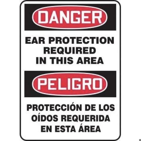Accuform BILINGUAL SAFETY SIGN  SPANISH SBMPPE176VP SBMPPE176VP